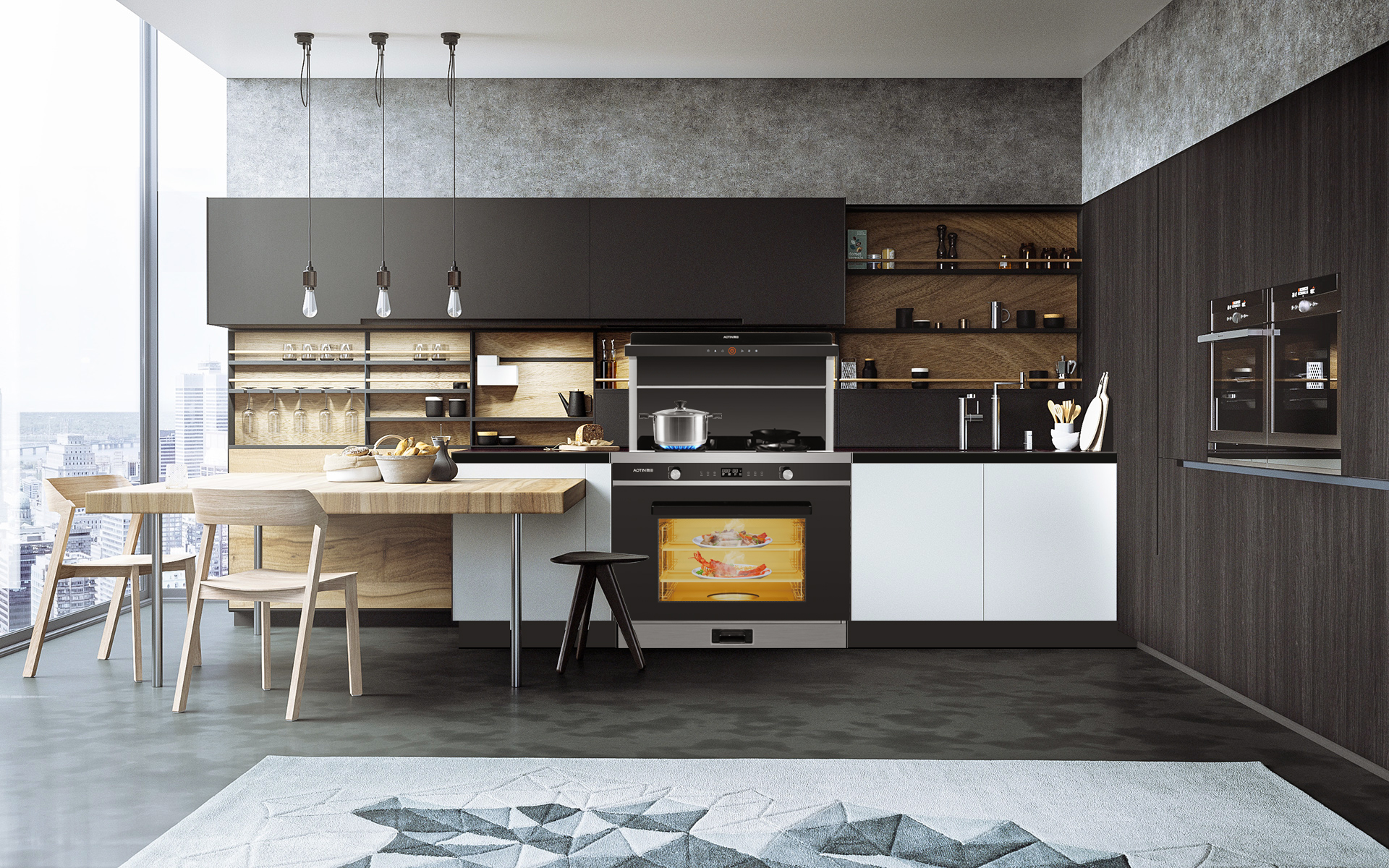 厨电企业抢占集成灶新风口 “套系化”成今年厨房家装主题