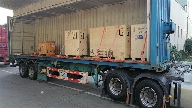 上海到广东曝光机设备气垫车运输搬迁