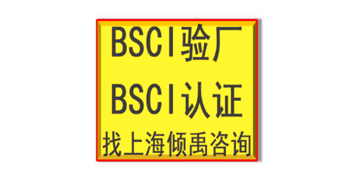 上海BSCI验厂多少费用/多少钱/收费标准 来电咨询 上海倾禹咨询供应