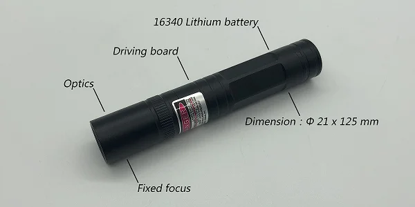 Green Pointer Battery Drived Laser Positioning