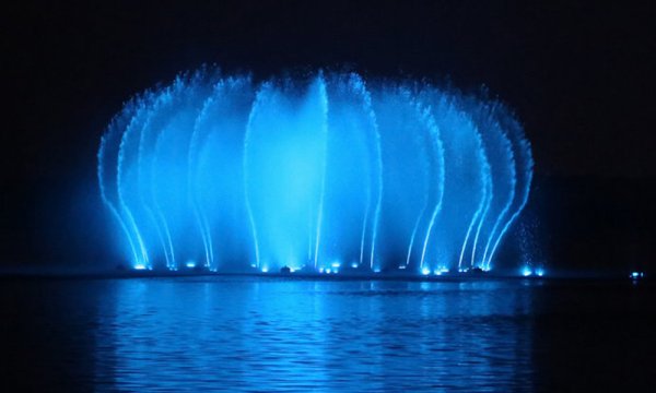 二維數碼噴泉