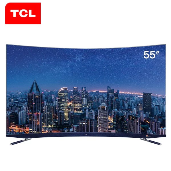 TCL 55英寸 55C5 4K HDR超高清 曲面 哈曼卡頓音響 原聲高色域 人工智能電視 售價6499