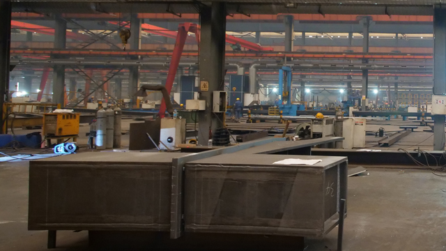山西钢构工程施工现场 推荐咨询 江苏恒久钢构供应