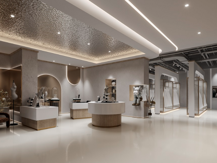 上海现代美容院装修基本步骤,商业空间装修