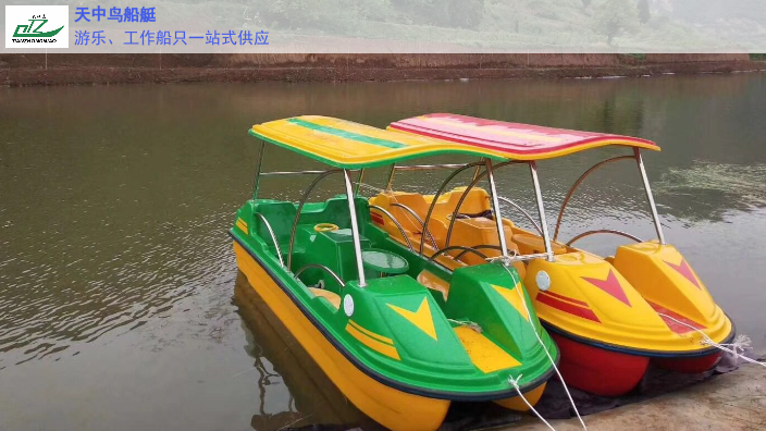 四川卡通脚踏船结构,脚踏船
