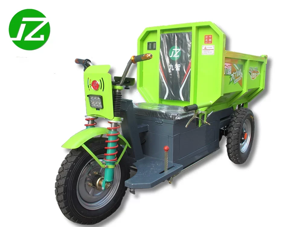 Electric cargo tricycles for construction sites