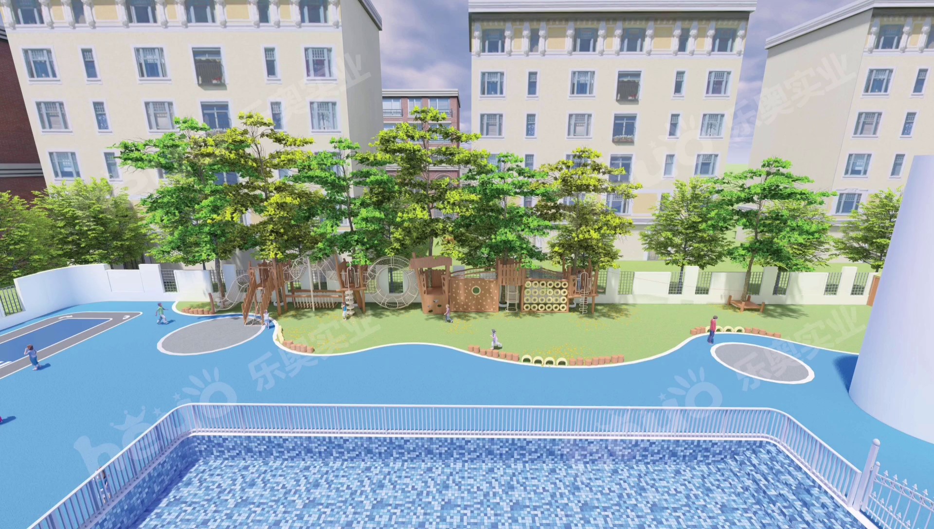 珠海儿童公园无动力游乐设施设计,无动力游乐设施