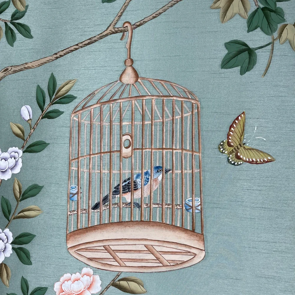 western story in wallpaperHandpainted wallpaper manufacturers