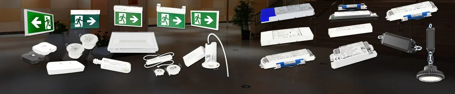 LED emergency lighting fixtures