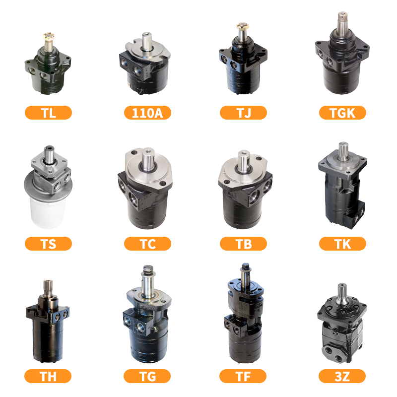 What are the types of hydraulic motors