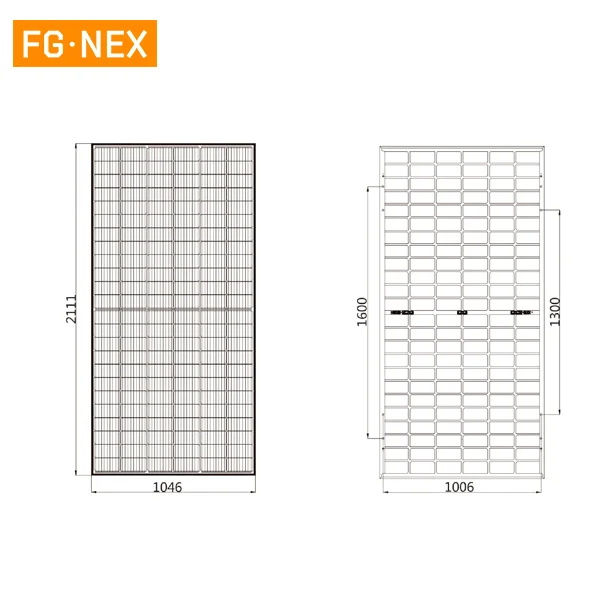 Bifacial Solar Cell solar System Module Supplier FGNEX SOALR Bifacial solar cell solar system module supplier fgnex soalr