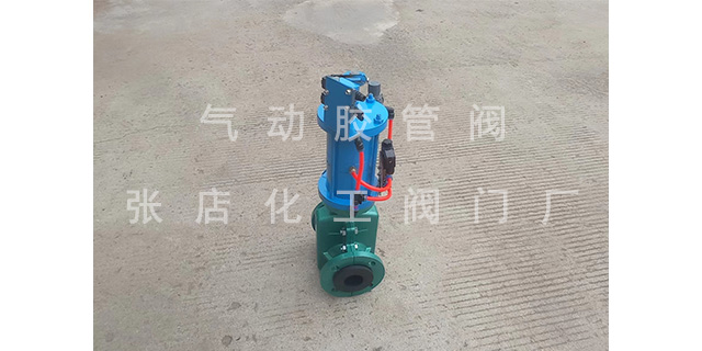 淄博耐磨氣動管夾閥價格 張店化工閥門廠供應