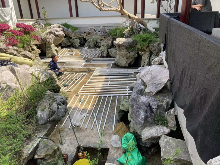 南京生态鱼池施工