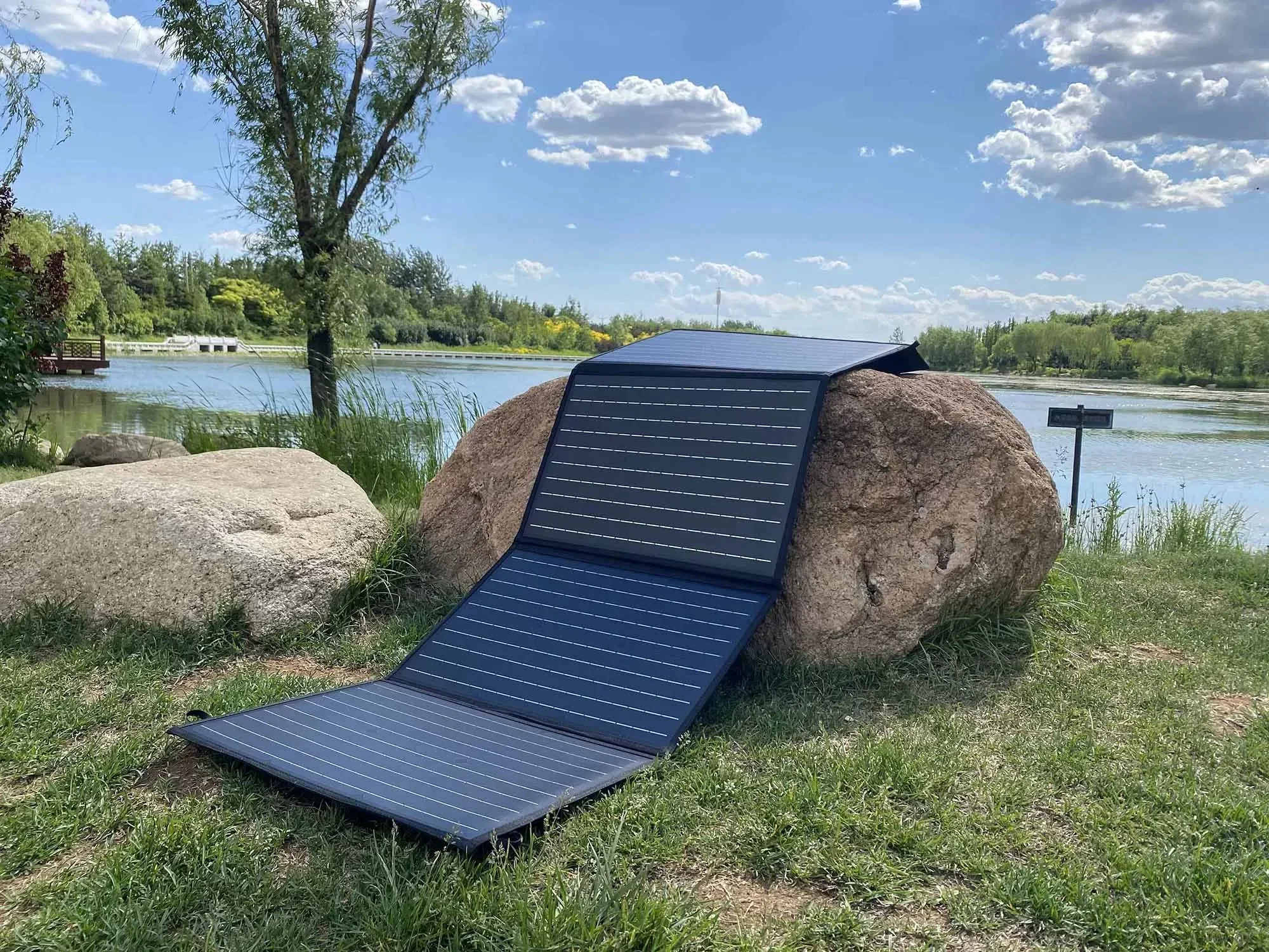 solar folding bag