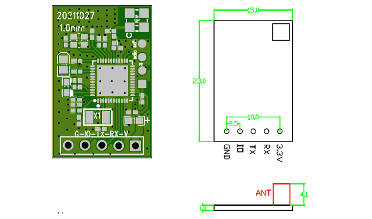 BLE5.0蓝牙模组 Read-B-V1.0 -专业物联网蓝牙模块供应商-楠山科技