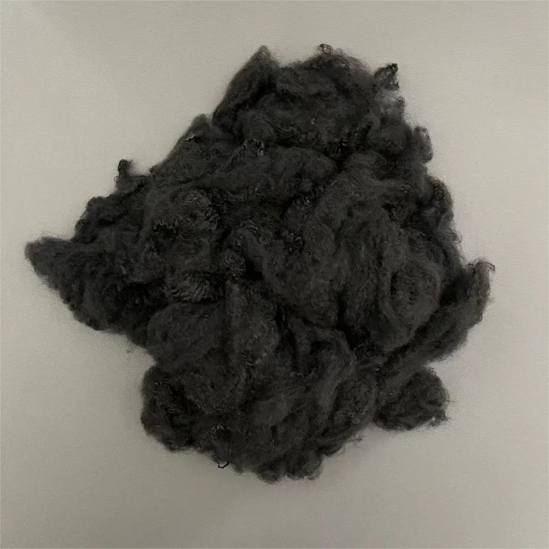virgin black polyester staple fiber