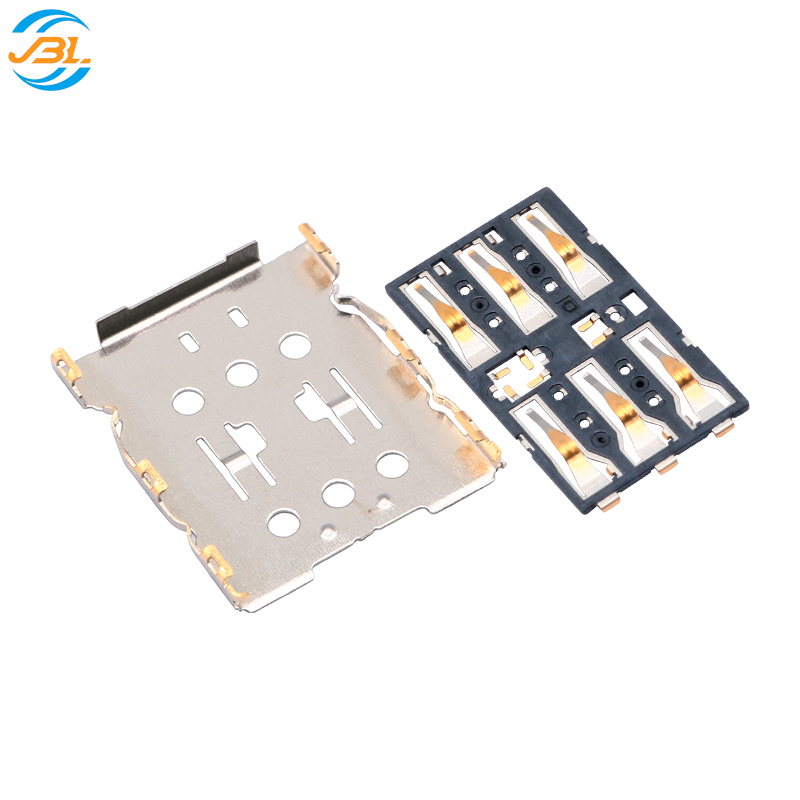 Chinese supplier nano sim card socket separate type connector SMT
