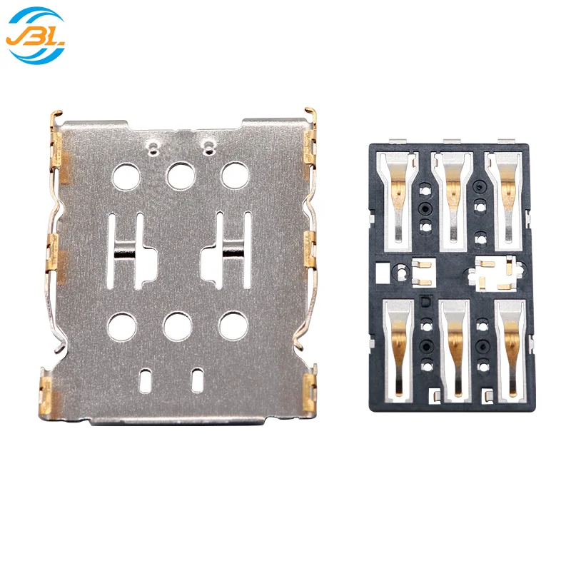 Chinese supplier nano sim card socket separate type connector SMT