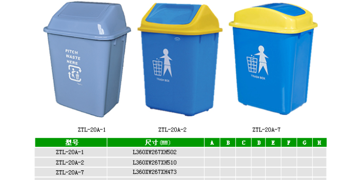 環保塑料垃圾桶廠家