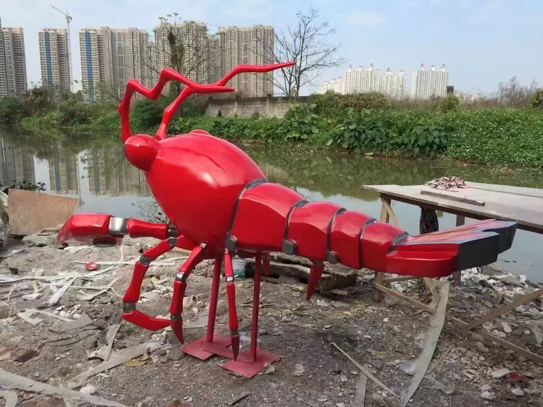 麻辣小龍蝦雕塑-名圖