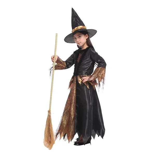 girls halloween spider witch costume