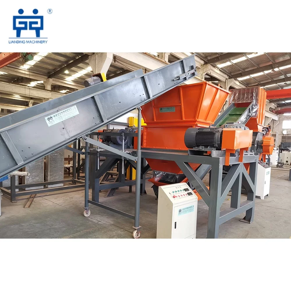 Best Strong Power Double Shaft Shredder In Lianding