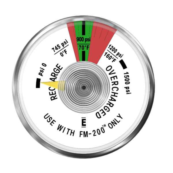 Fixed Fire Extinguisher Pressure Gauge SupplyProduceSafestar