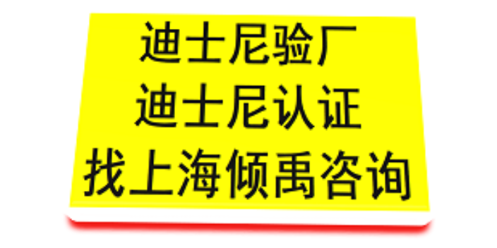 上海为什么要迪斯尼验厂询问报价 来电咨询 上海倾禹企业管理咨询供应