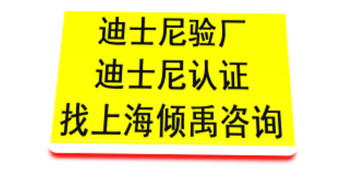 上海为什么要迪斯尼验厂省钱 真诚推荐 上海倾禹企业管理咨询供应