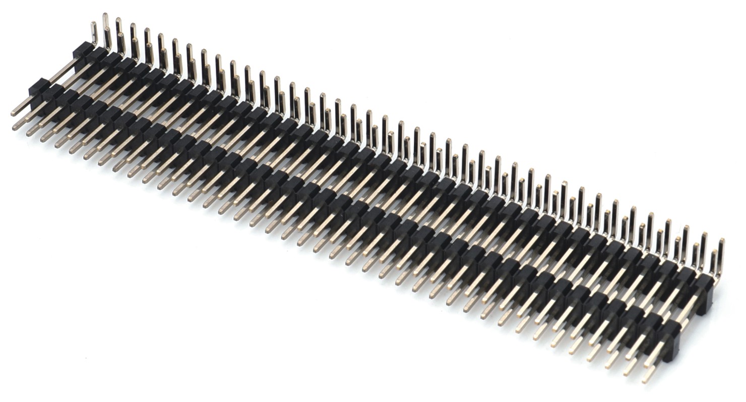 2.0mm 双排 双塑 90度排针_深圳市富兴科电子有限公司
