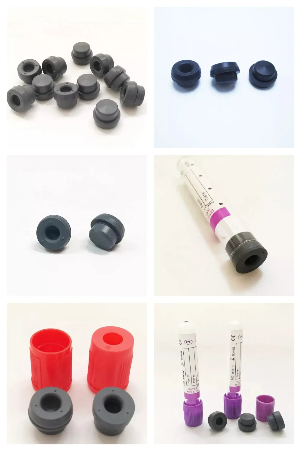 Rubber Stopper for Vacuum Blood Collection Tube