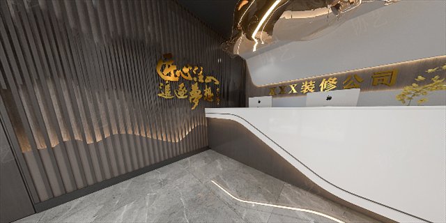 东川区独特办公室装饰效果图 值得信赖 云南协艺建筑劳务供应