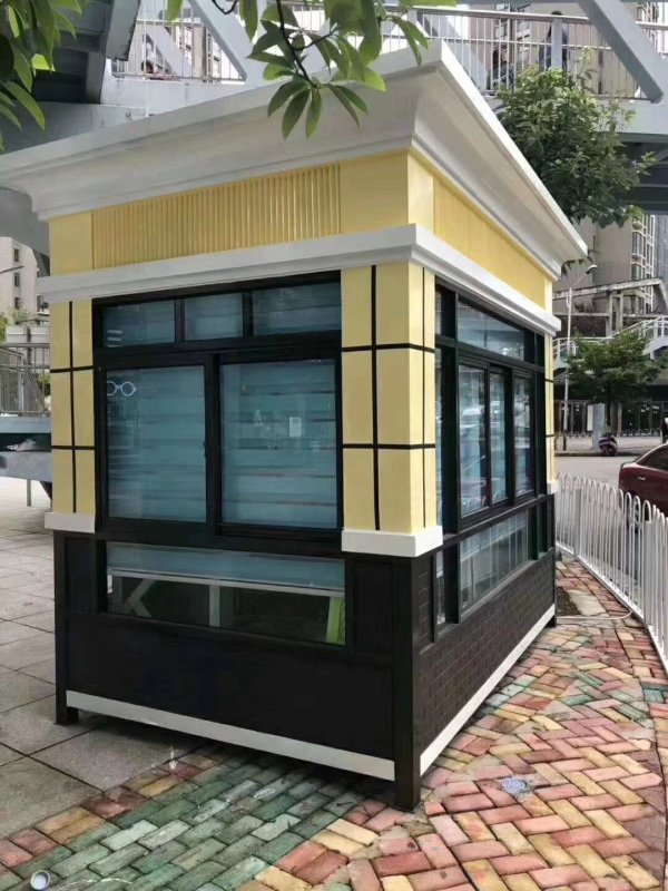 金屬雕花板崗亭