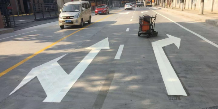 常州冷漆道路劃線多少錢一米 抱誠守真 上海震通市政工程供應