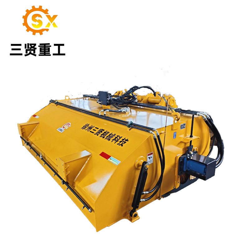鏟車改裝掃地機 鏟車清掃器 前置灑水式封閉式清掃器