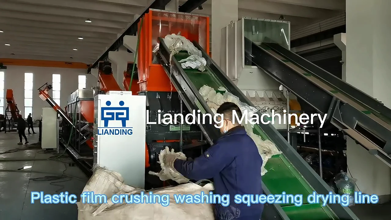 plastic film recycling washing linepet plastic recycling machine