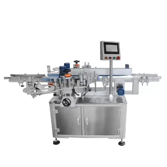 Vertical labeling machine