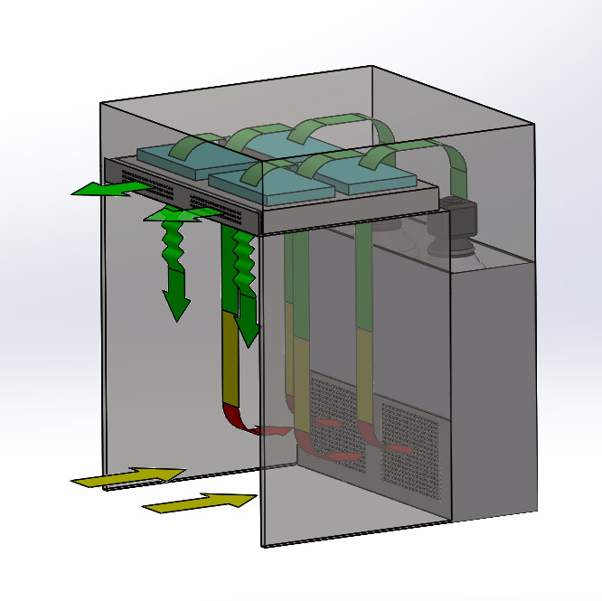 稱量罩的工作原理示意圖