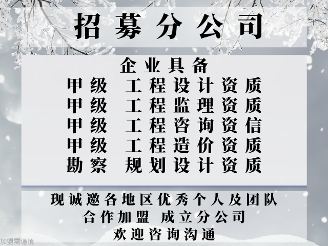 安徽造价公司合作加盟办理分公司的流程