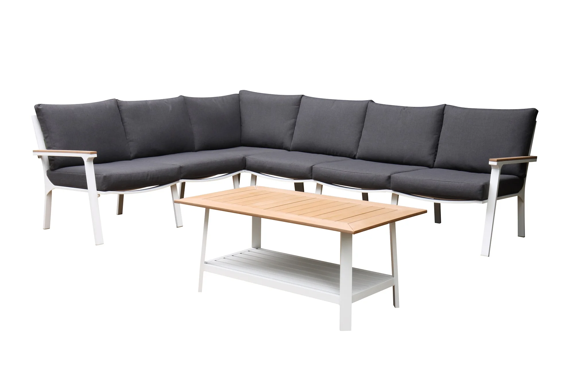 Aluminum Garden Corner SofaMetal Outdoor Sofa