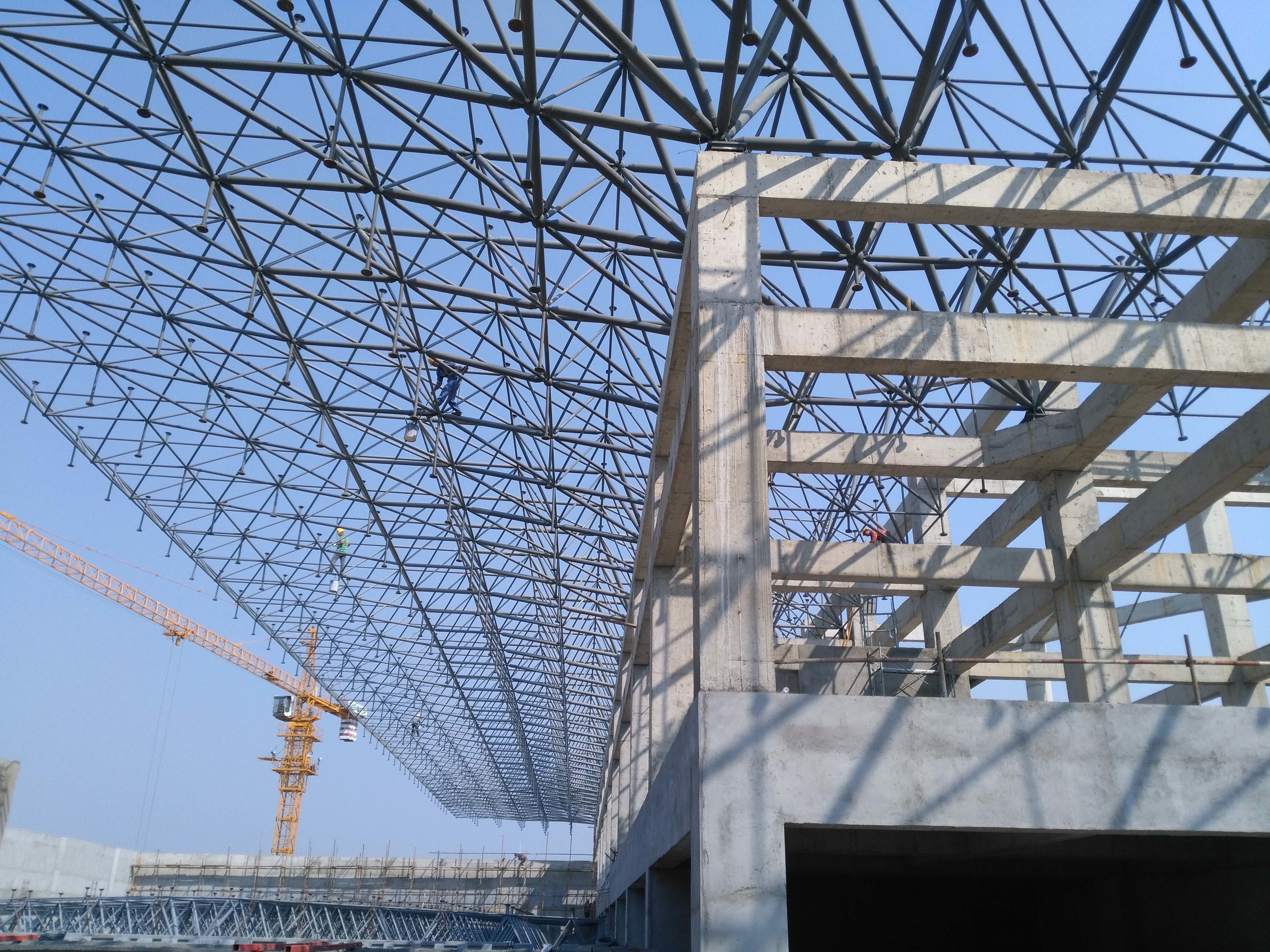 左云体育公园膜结构【看台雨棚】门球场案例 - 卓越膜结构公司