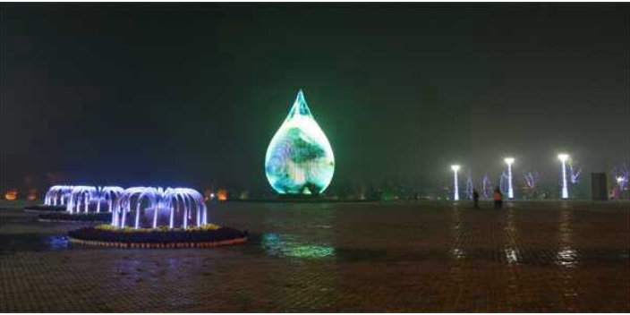 南通园林绿地夜景照明定制费用 上海艾徽光电科技供应
