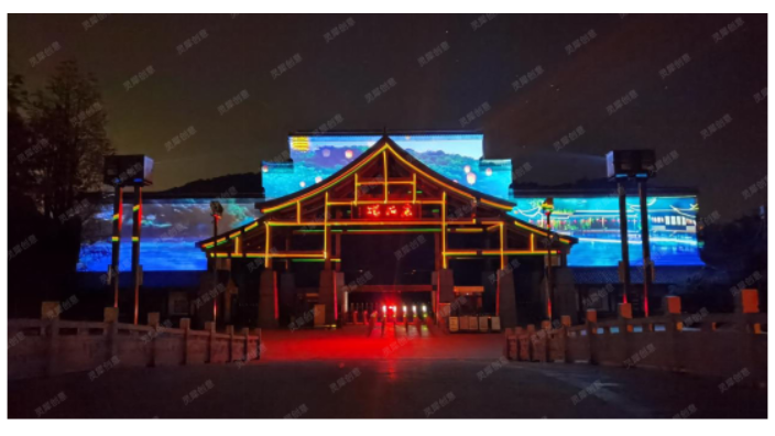 芜湖主题公园墙面投影 苏州灵犀创意科技供应