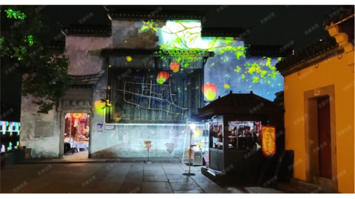 金华大型墙面投影 苏州灵犀创意科技供应