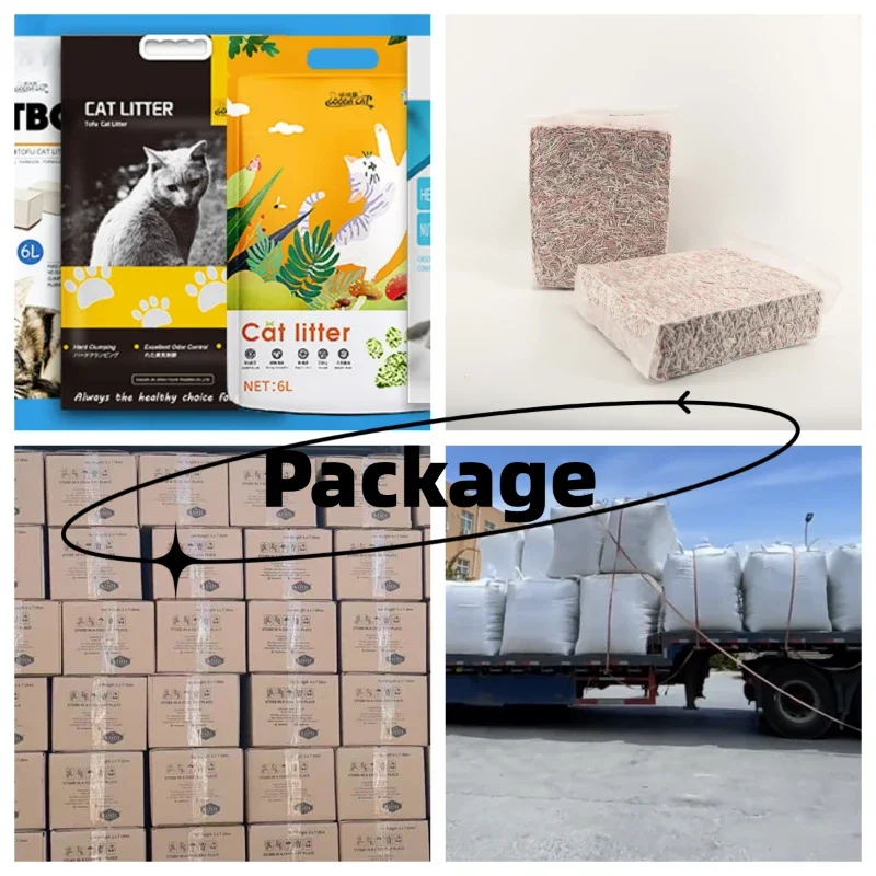 Fresh LowDust And Fast Clumping Tofu Cat Litter Manufacturing