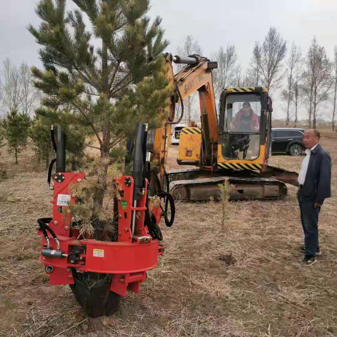 三瓣式SX-40挖樹機頭 滑移挖坑機 移栽機 挖掘機挖樹機 