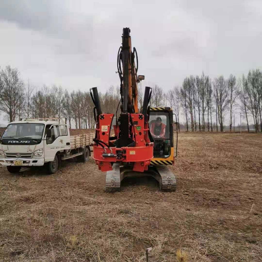 三瓣式SX-40挖樹機頭 滑移挖坑機 移栽機 挖掘機挖樹機 