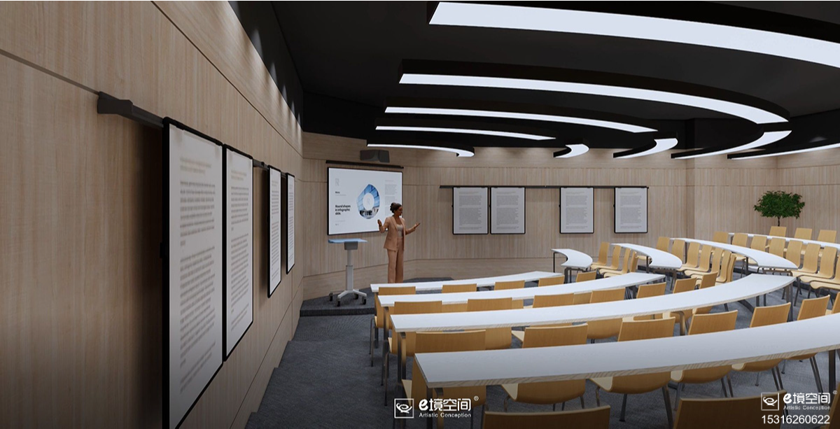 上海市鱼跃医疗培训空间设计-工厂室内设计-上海忆境空间设计咨询中心