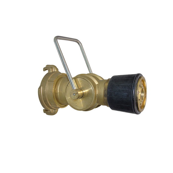 Brass Storz Type 3 Position Fog Fire Hose Nozzle Pasokan-Jingqi