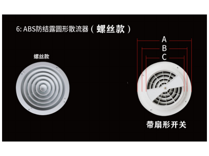 上海中央空调ABS风口价格,ABS风口